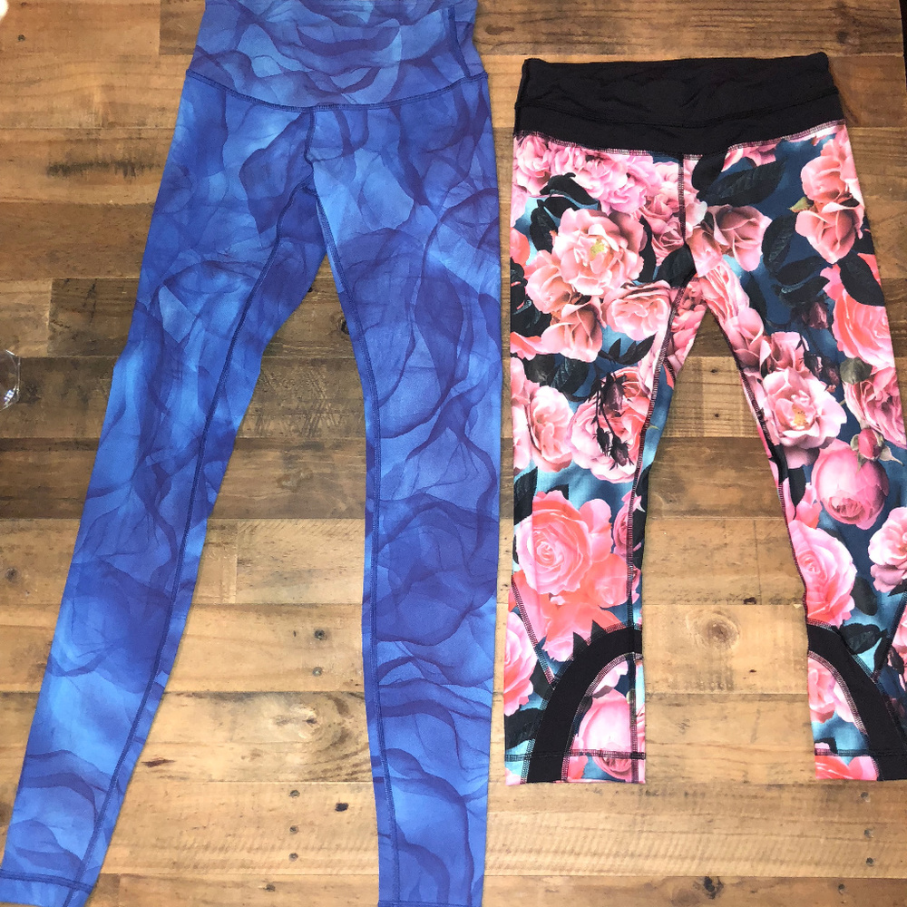 2 pair - Lululemon Size 4 legging Pants